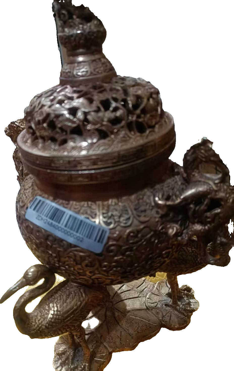 乾隆年制三鹤香炉