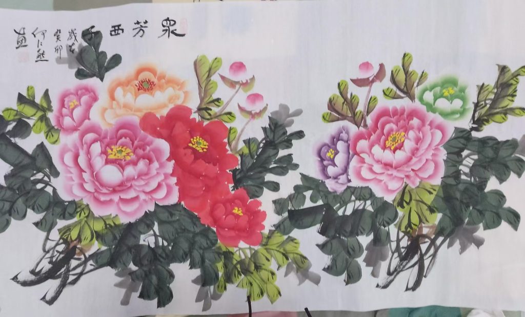 图片[1]-何江雄《众芳西子》-嘉诚艺术