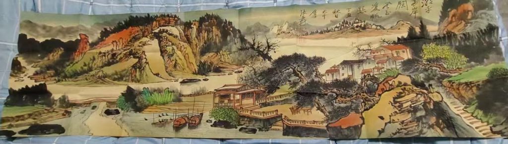 图片[1]-张大千《风景图》-嘉诚艺术