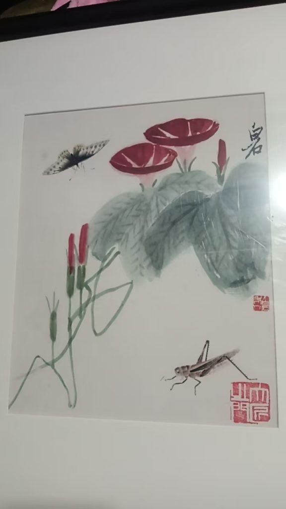 图片[1]-齐白石《花鸟图》-嘉诚艺术