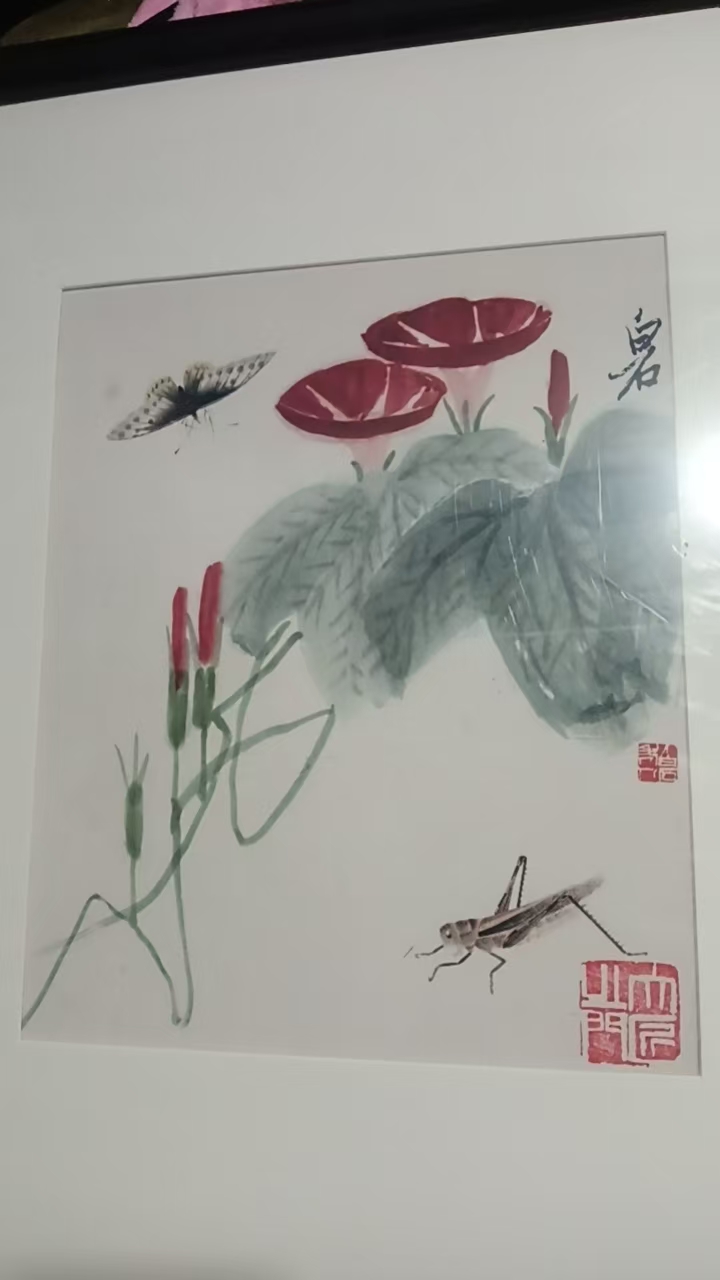 齐白石《花鸟图》-嘉诚艺术
