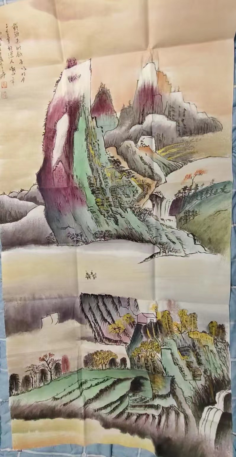 张大千《山水图》-嘉诚艺术