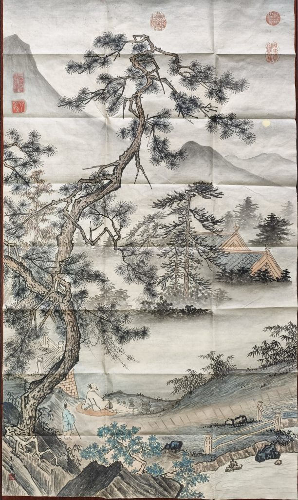 图片[1]-马远（南宋）《山水画》-嘉诚艺术