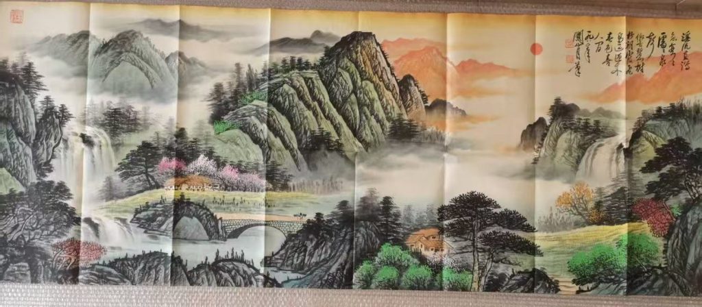 图片[1]-关山月《山水图》-嘉诚艺术