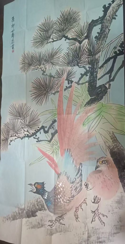 图片[1]-郎世宁《花鸟图》-嘉诚艺术