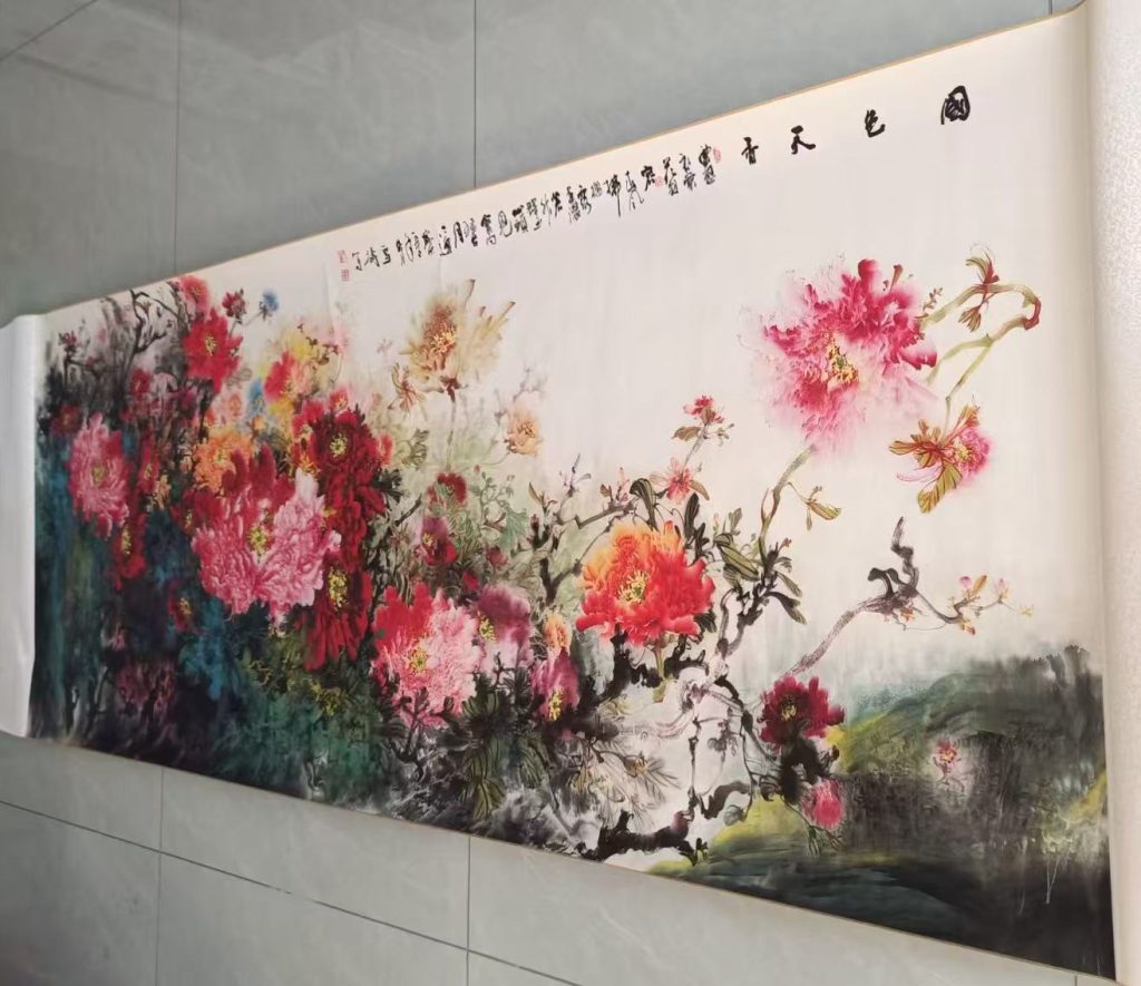 图片[1]-王雪涛《国色天香》-嘉诚艺术