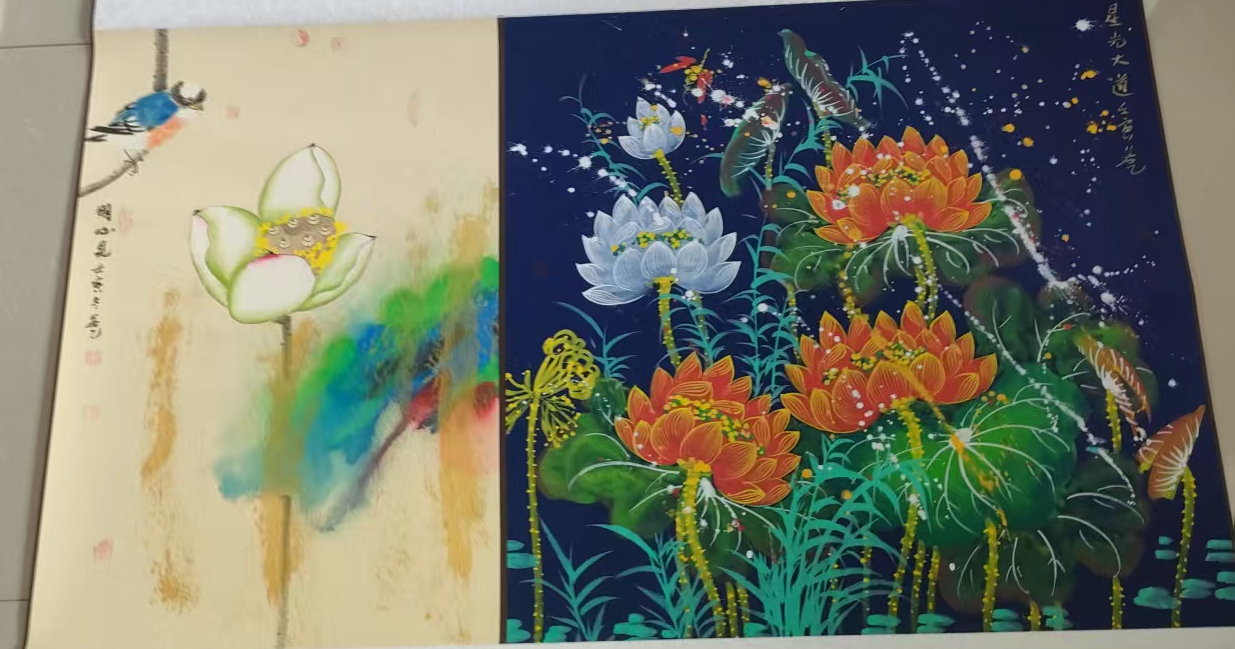 朱若乙《荷花图》-嘉诚艺术