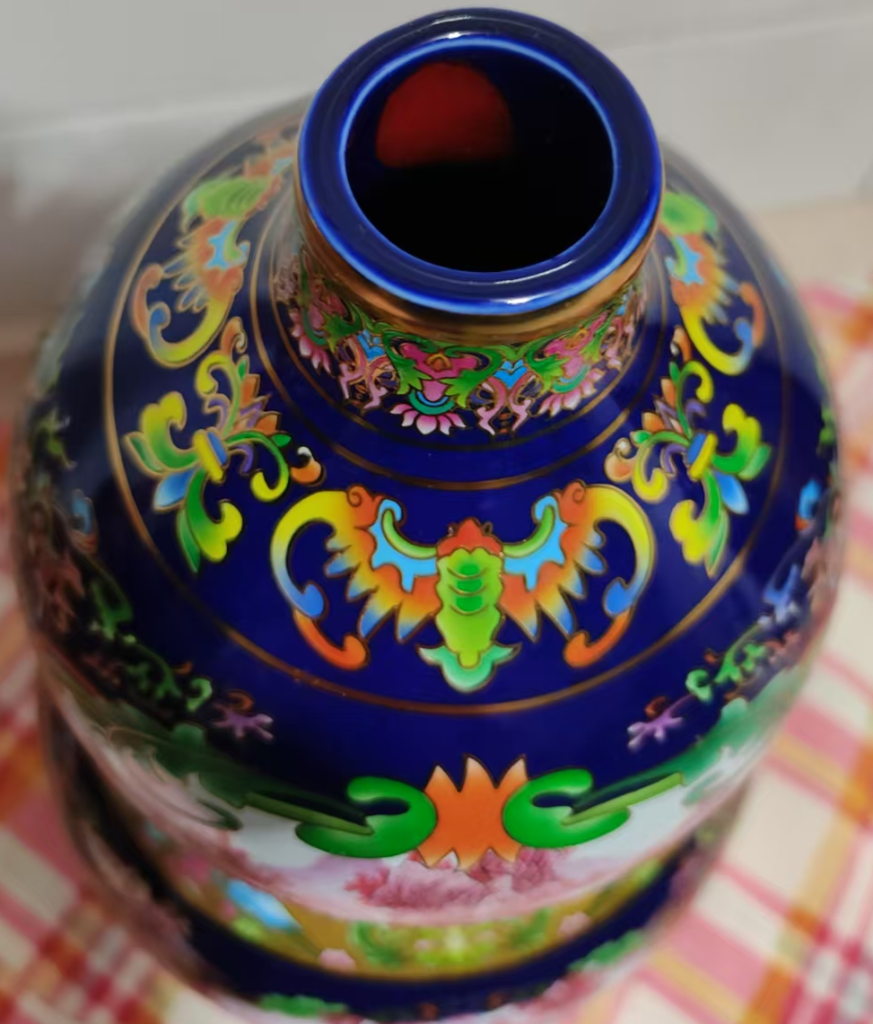图片[4]-阿里萨里汗《鸿运当头描金福禄》一对-嘉诚艺术