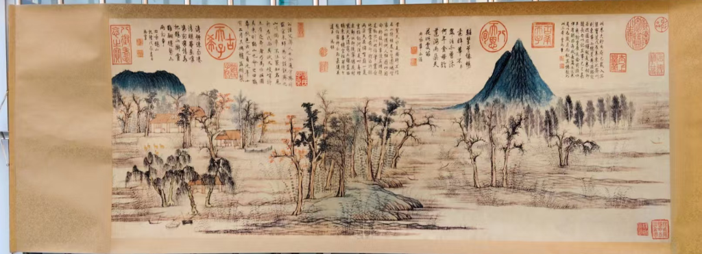 图片[1]-赵孟頫《鹊华秋色图》-嘉诚艺术