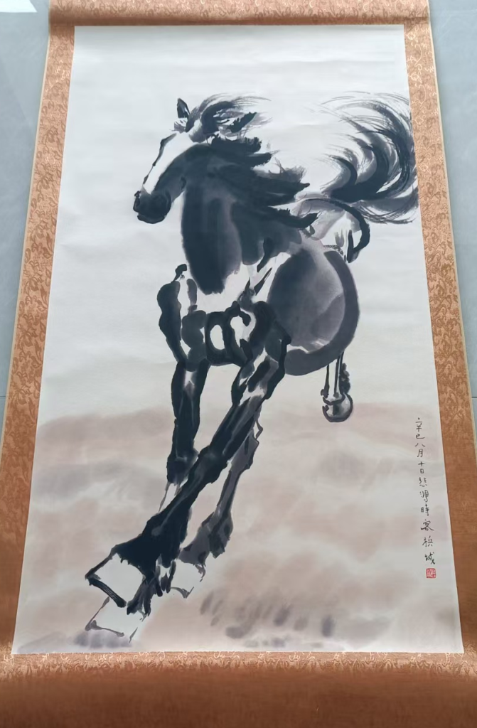 图片[1]-徐悲鸿《骏马图》-嘉诚艺术