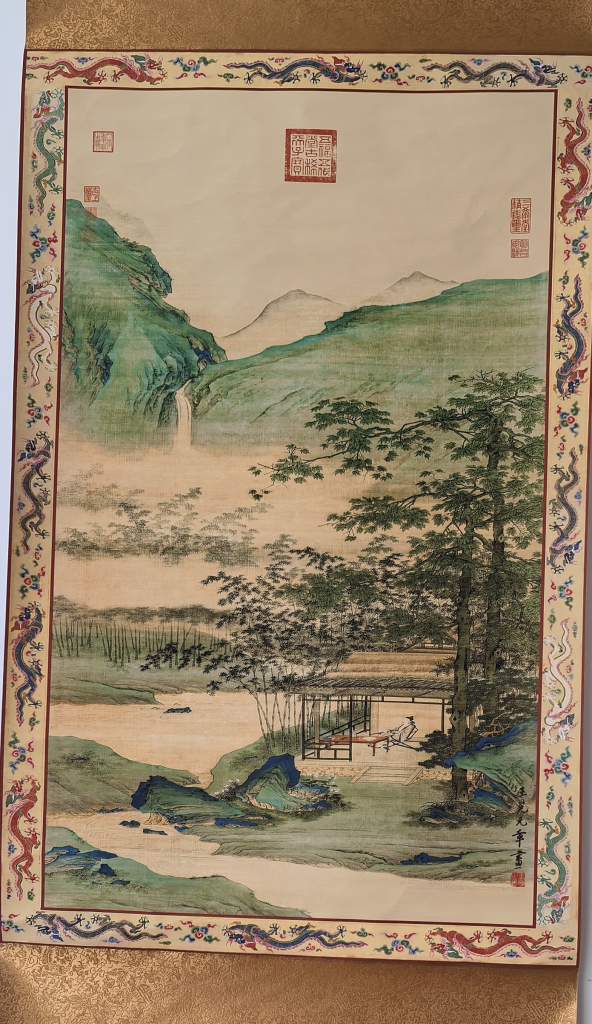 图片[1]-唐寅《山水图》-嘉诚艺术