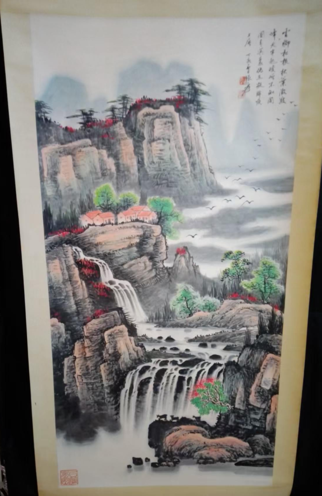 图片[1]-张大千《山水画》-嘉诚艺术
