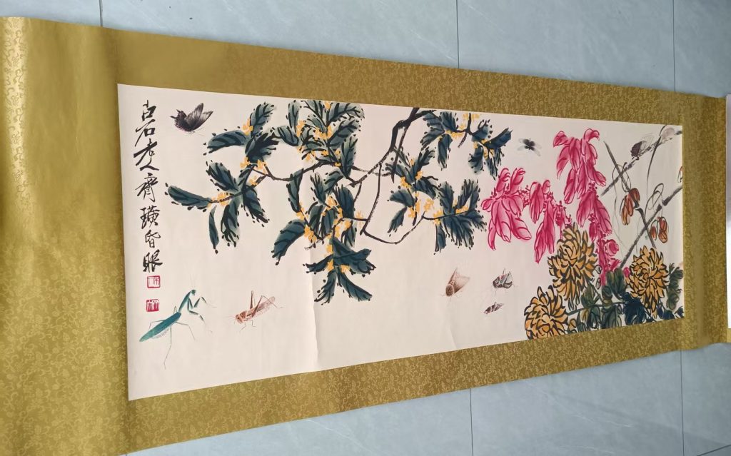 图片[1]-齐白石《草虫图》-嘉诚艺术