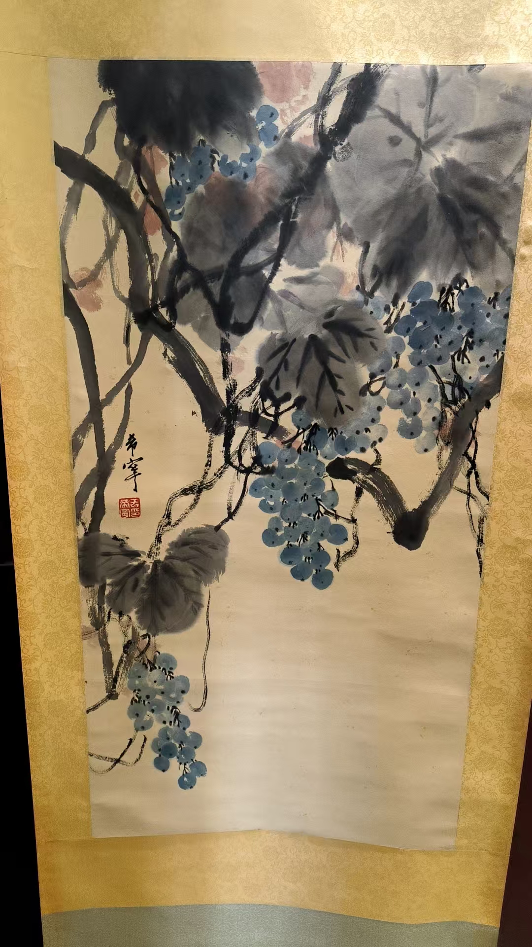 于希宁《紫藤图》-嘉诚艺术