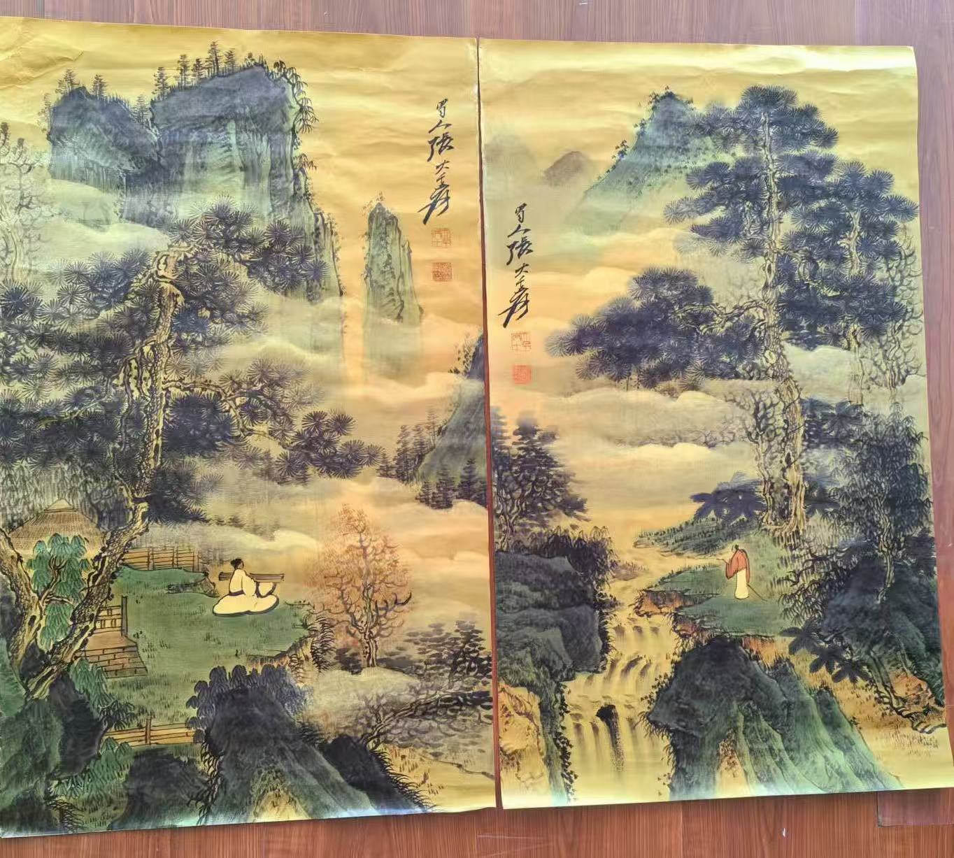 张大千《山水图》-嘉诚艺术