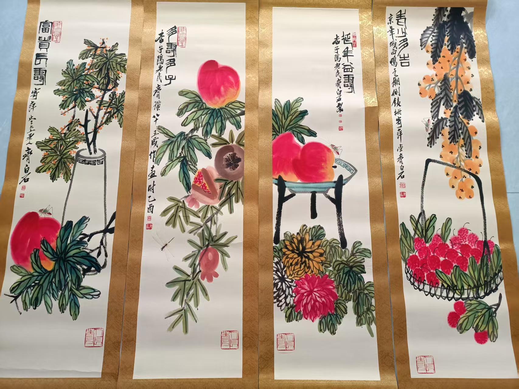 齐白石《富贵长寿》-嘉诚艺术
