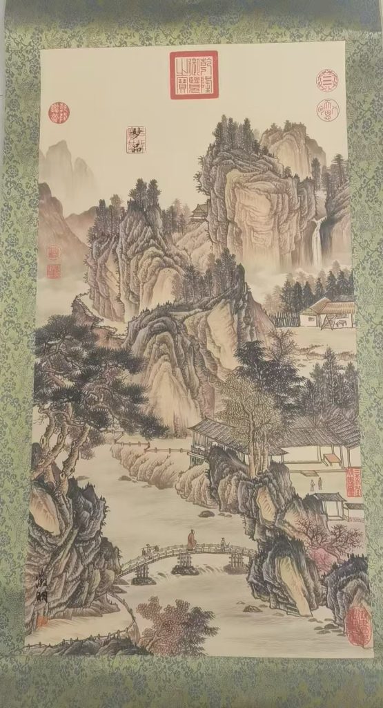 图片[1]-文徽明《溪崖逸居》-嘉诚艺术