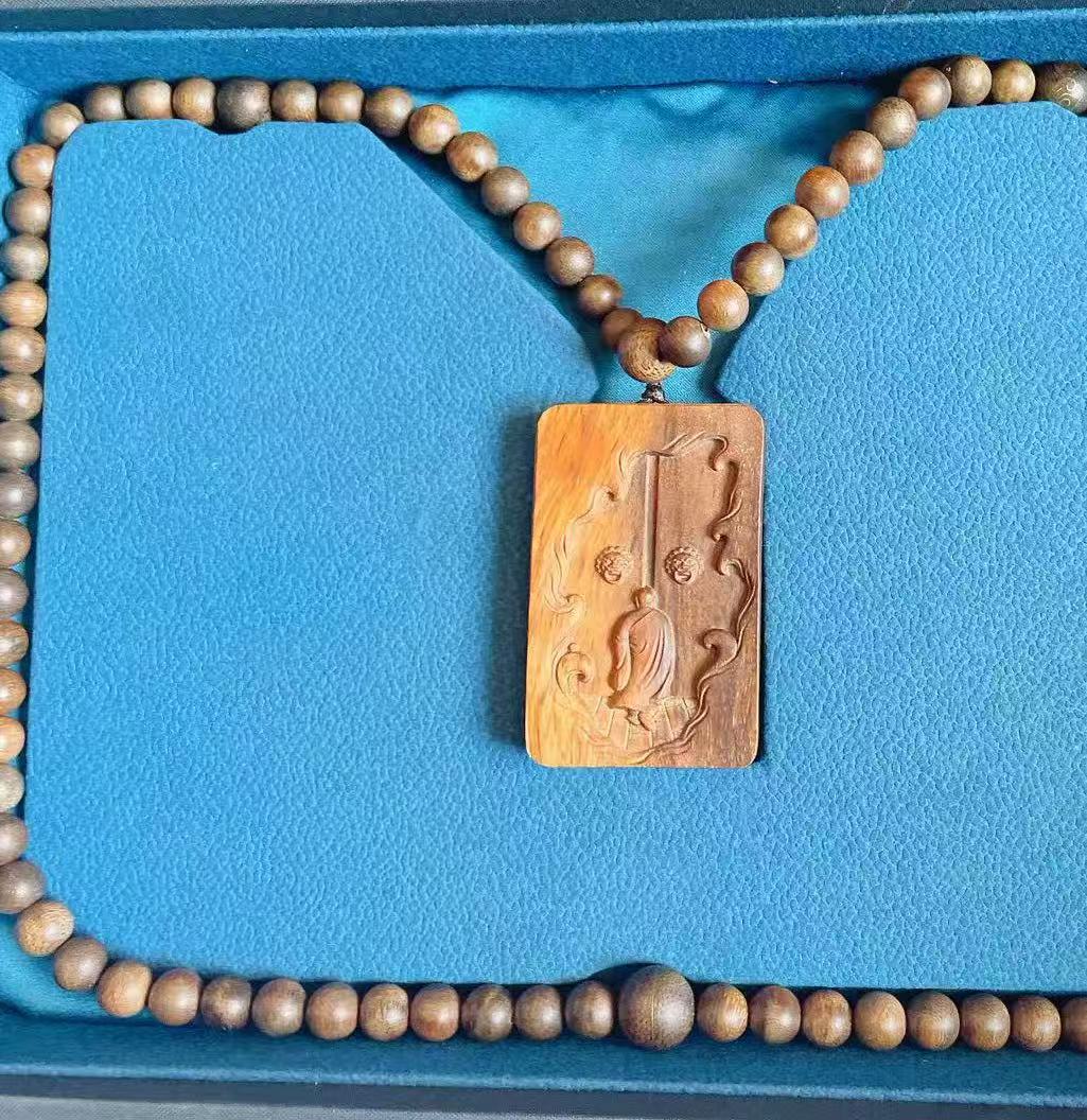 紫奇楠 富森红土沉香《佛牌》