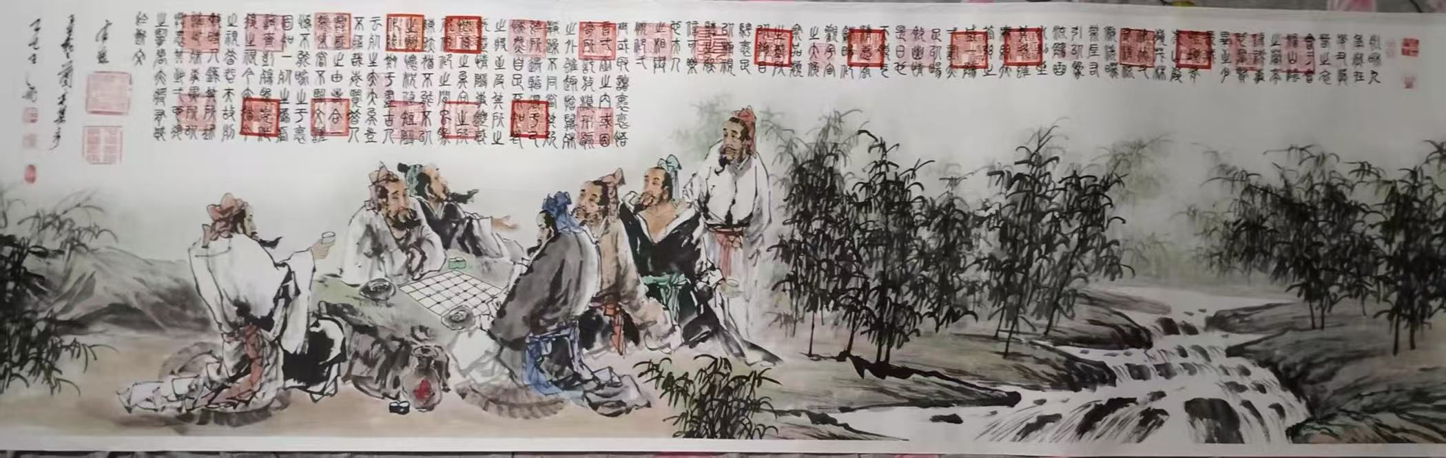王秘《竹林七贤》-嘉诚艺术
