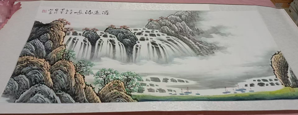 图片[1]-雷甲宝《源远流长》-嘉诚艺术