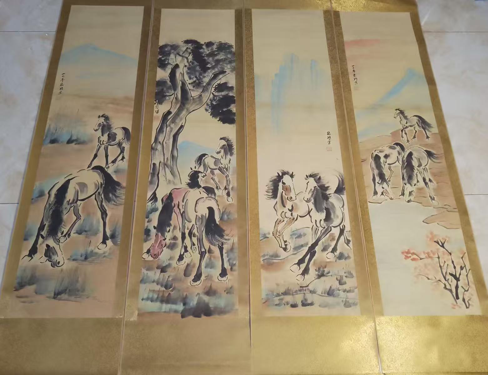 徐悲鸿《骏马图》-嘉诚艺术