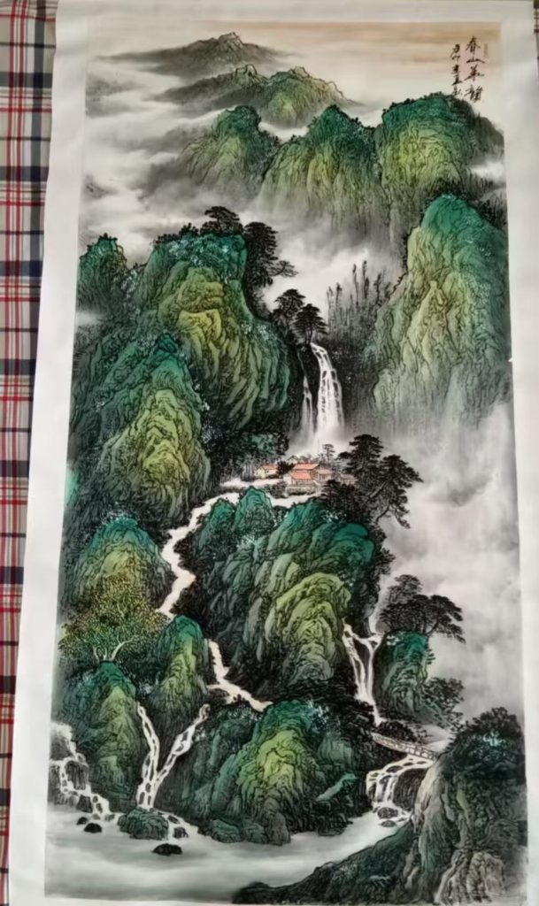 图片[1]-周建真《春山华韵》-嘉诚艺术