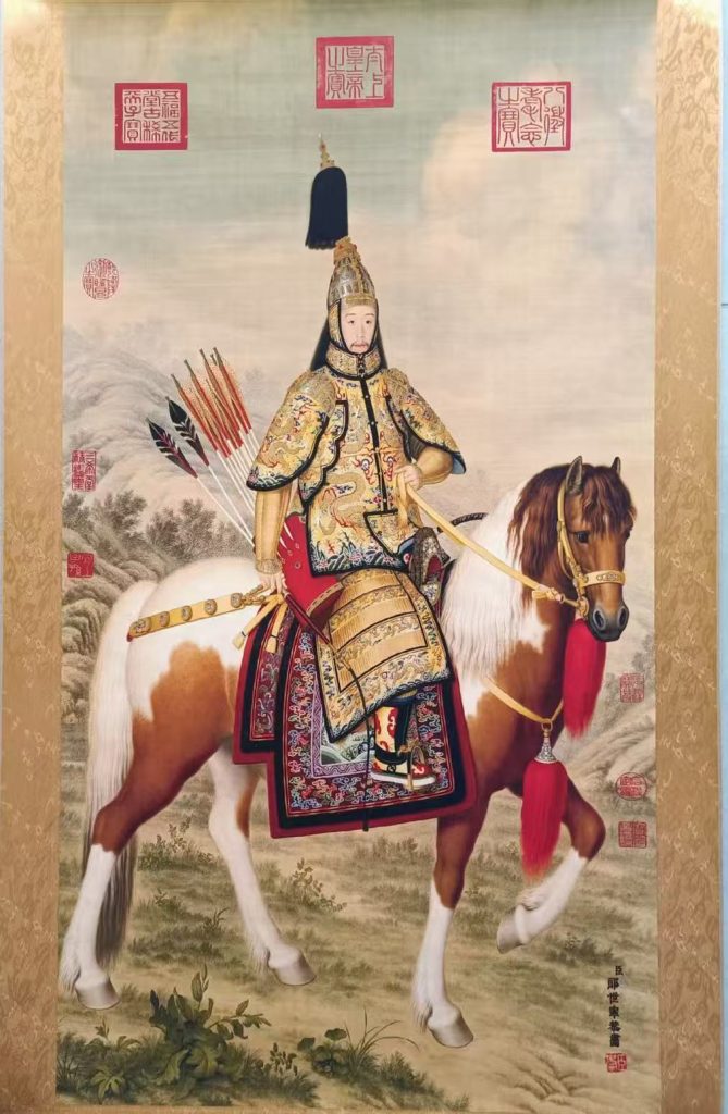 图片[1]-郎世宁《乾隆大阅图》-嘉诚艺术