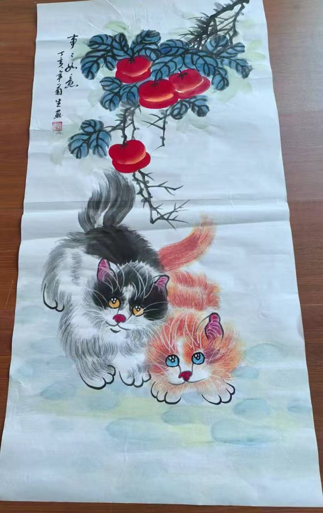 图片[1]-孙菊生《事事如意》-嘉诚艺术