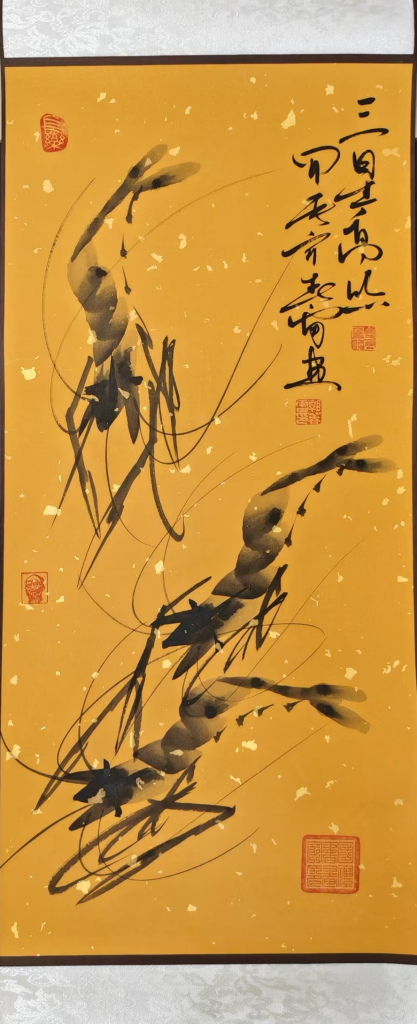 图片[1]-郭春雷《三星高照》-嘉诚艺术