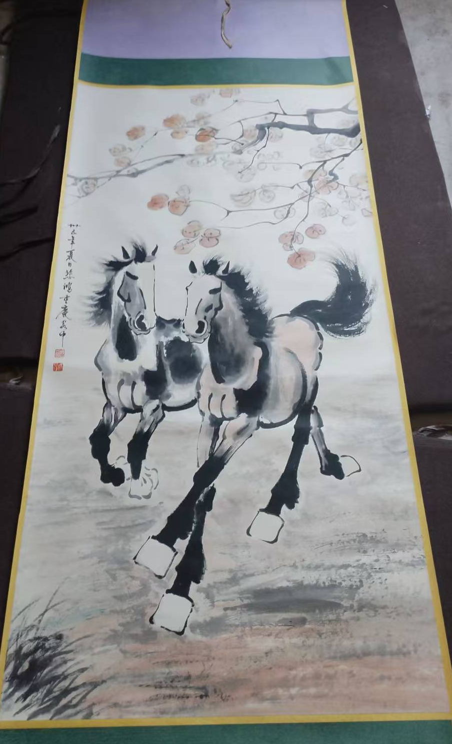 徐悲鸿《骏马图》-嘉诚艺术