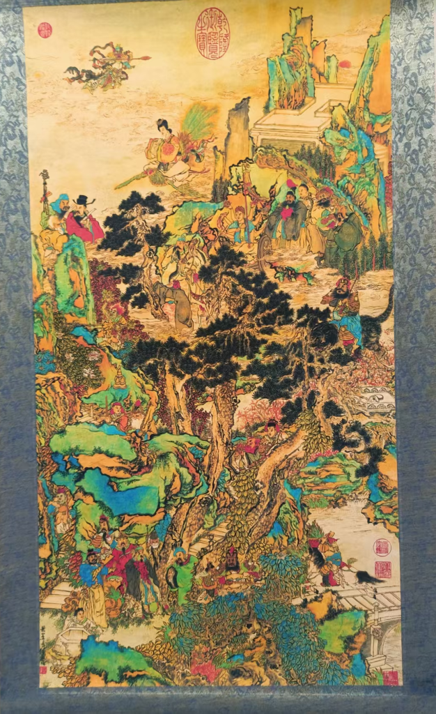 图片[1]-佚甸《群英图》-嘉诚艺术