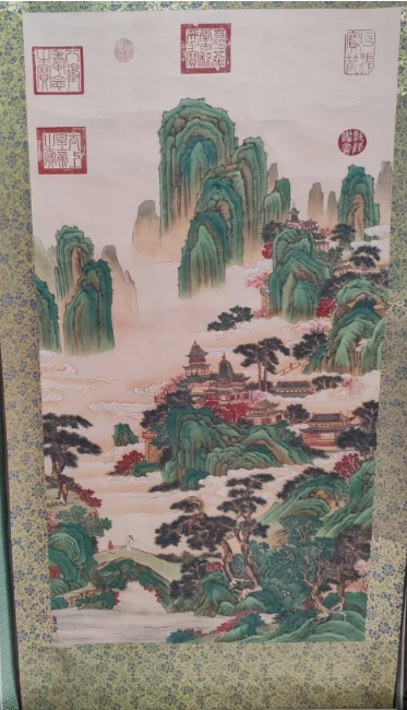 唐寅《人间仙境》-嘉诚艺术