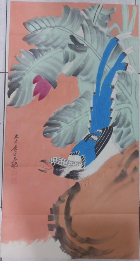 张大千《花鸟图》-嘉诚艺术