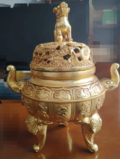 宣德年制《龙纹立耳香炉》-嘉诚艺术