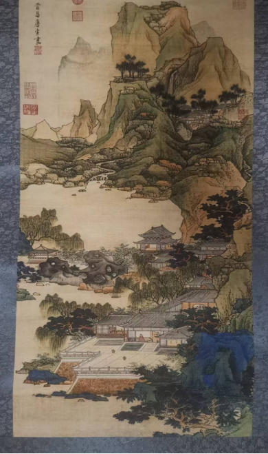 唐寅《仙山楼阁》-嘉诚艺术