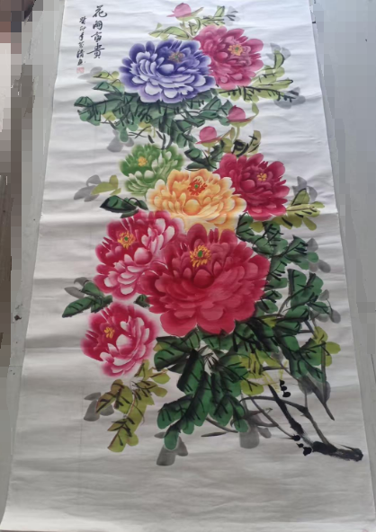 陈芬清《花开富贵》-嘉诚艺术