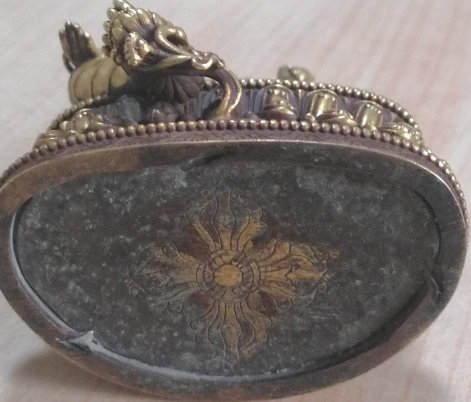 铜鎏金《绿度母像》