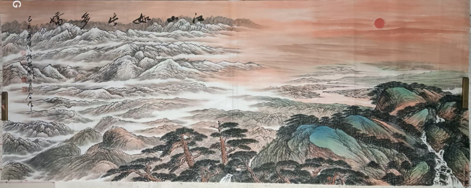 傅抱石《江山如此多娇》-嘉诚艺术