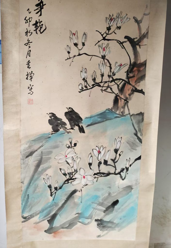 图片[1]-李苦禅《花鸟图》-嘉诚艺术