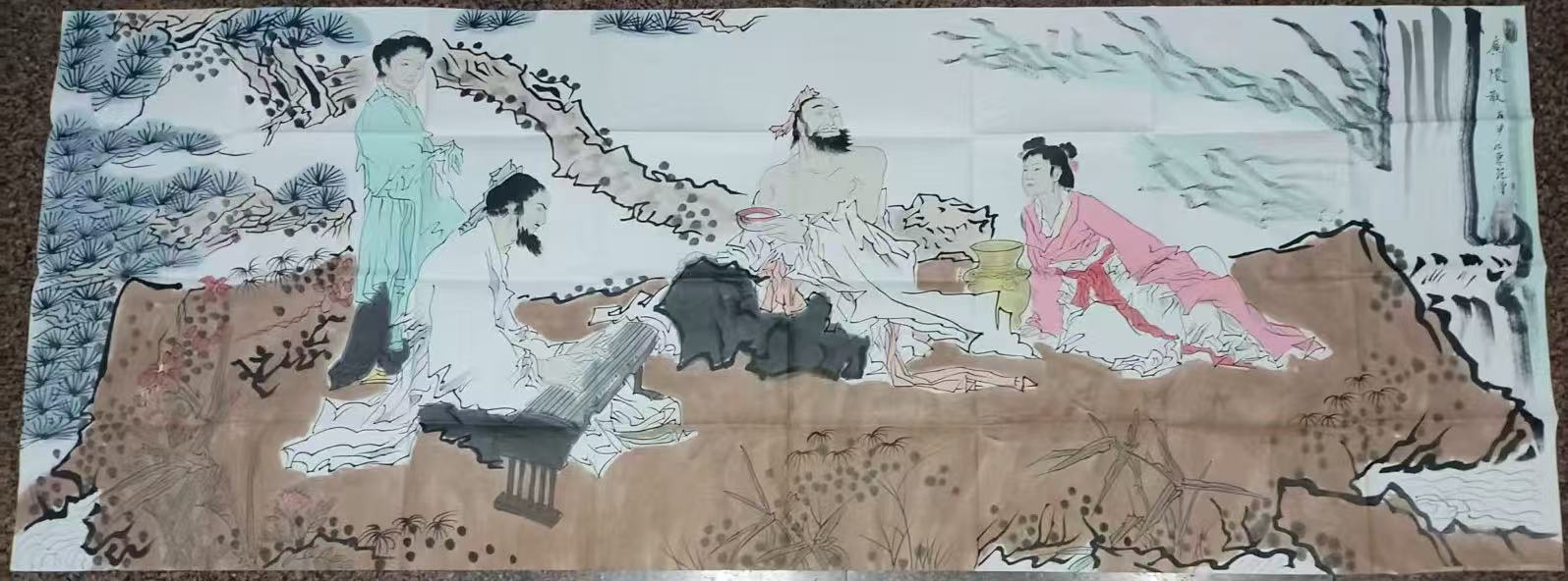 范曾《人物图》-嘉诚艺术