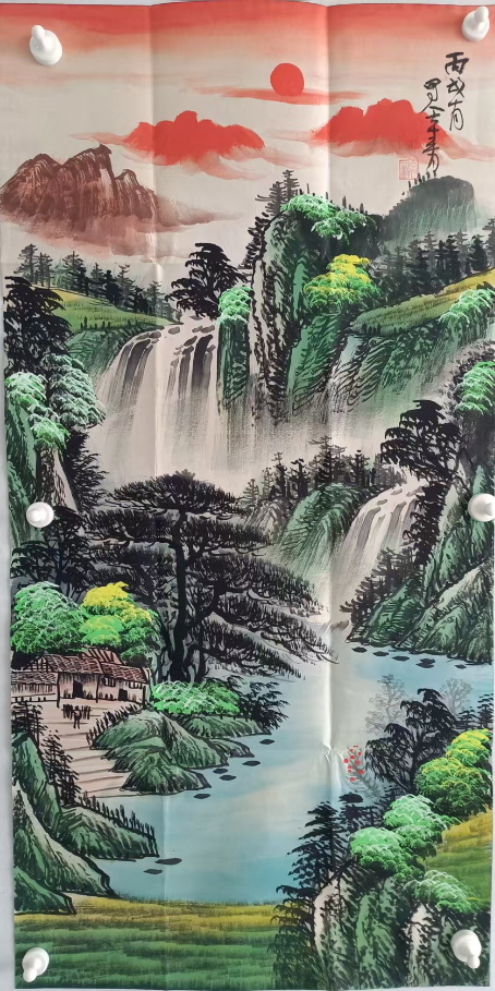 张大千《山水图》-嘉诚艺术