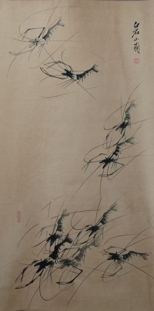 图片[1]-齐白石《九龙入海图》-嘉诚艺术