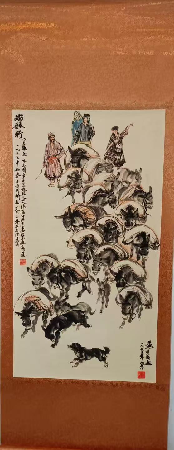 黄胄《踏歌行》-嘉诚艺术
