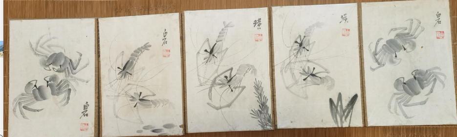 齐白石《虾蟹图》-嘉诚艺术