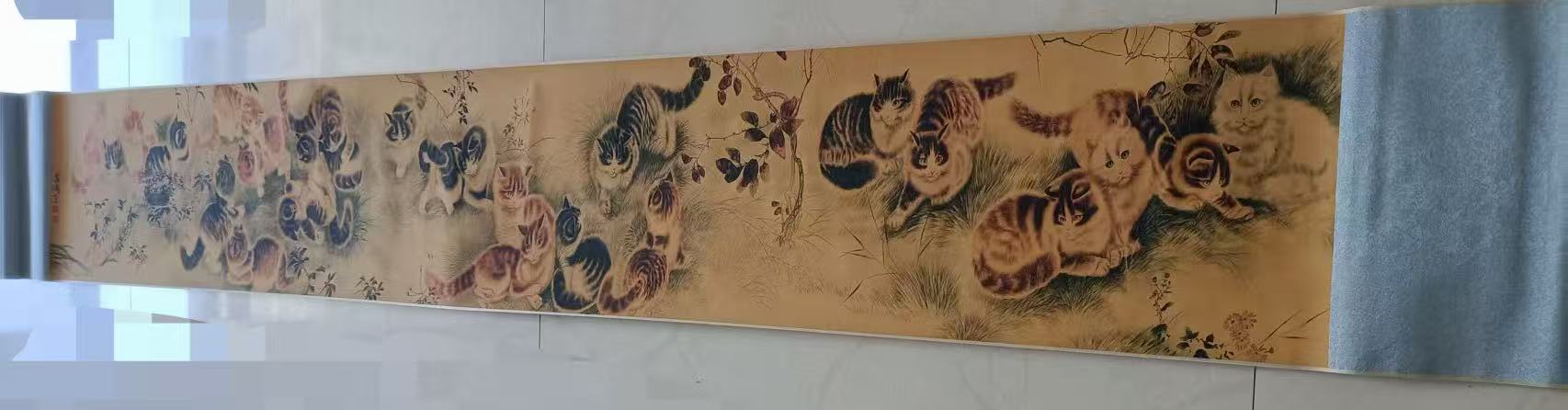 王雪涛《群猫嬉戏图》-嘉诚艺术