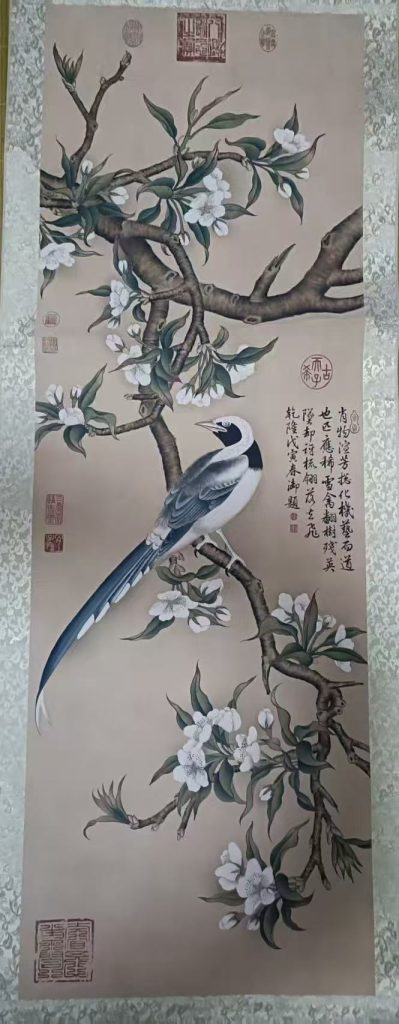 图片[1]-乾隆《花鸟图》-嘉诚艺术