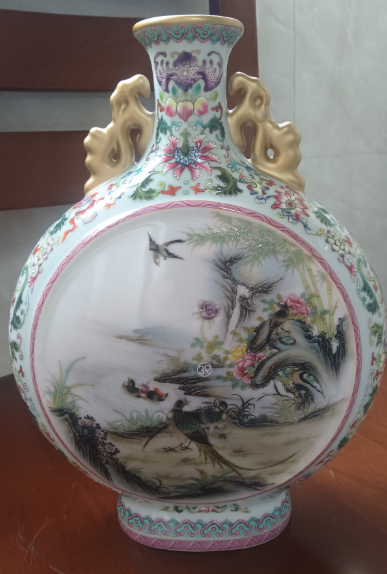 图片[1]-乾隆年制《延年益寿抱月瓶》-嘉诚艺术