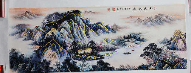 马迎春《紫气东来》-嘉诚艺术