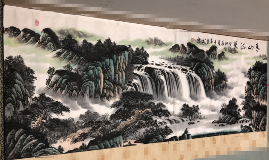 于袁昆《青山绿水》-嘉诚艺术