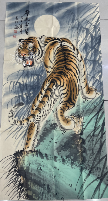 张善孖《雄风万里》-嘉诚艺术